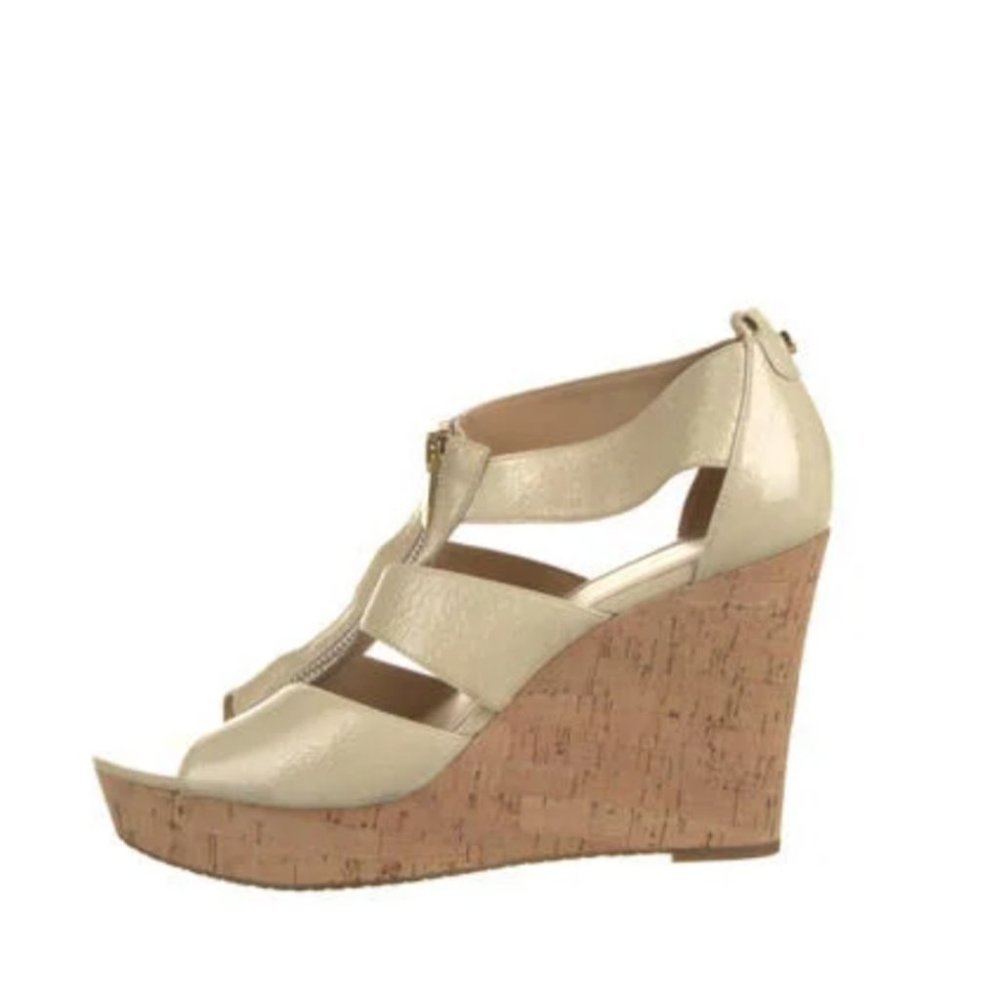 Michael Michael Kors Patent Leather TStrap Sandals